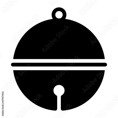 jingle bell glyph icon