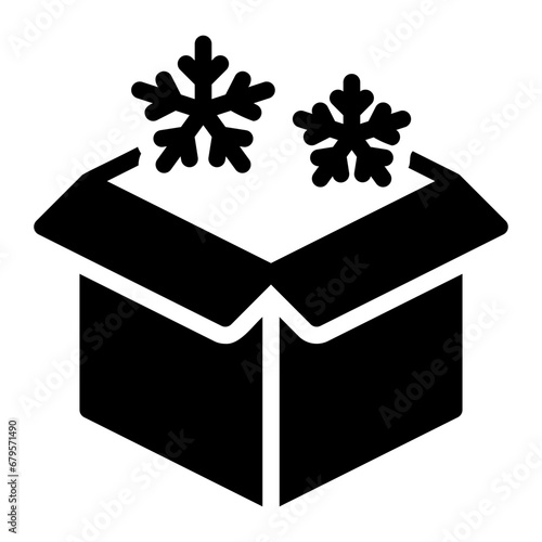 present glyph icon