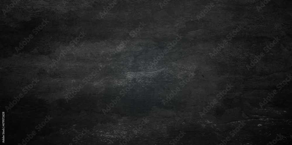 Abstract black board distressed Rough texture grunge concrete background. Textured dark stone black grunge background, old grunge background. Chalk board and Black board grunge backdrop background.