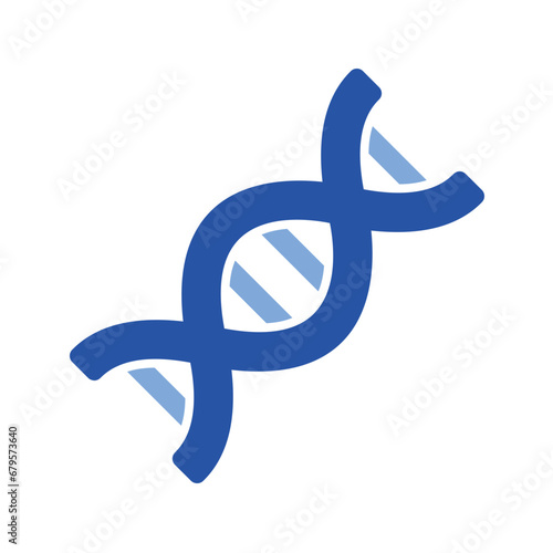 Tableau sur toile Dna Glyph Blue Icon