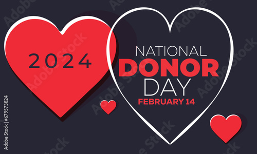 National donor day. background, banner, card, poster, template. Vector illustration. photo