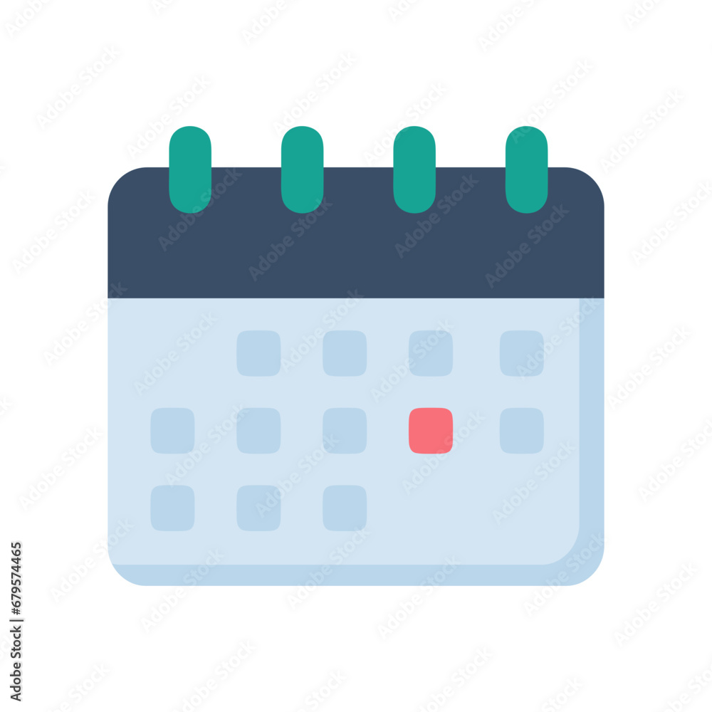 Calendar icon for notifying tax payment dates. Calendar icon for notifying tax payment dates.
