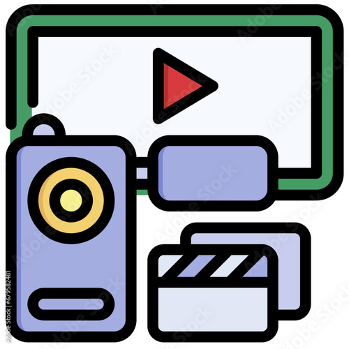 music and multimedia,videocamera,recording,electronics,recorder,record,camera,technology,hours,video.svg