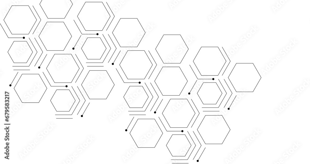 molecular hexagon complex pattern background molecular hexagon complex pattern background