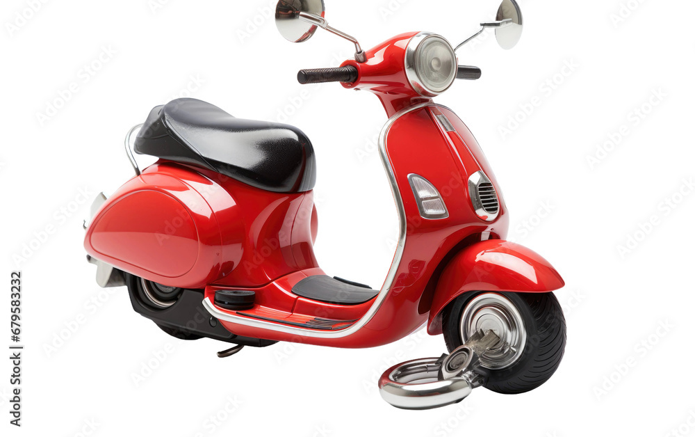 Scooter On Isolated Background