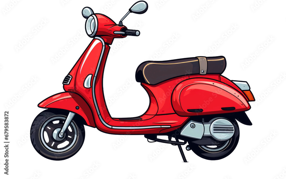 FixItFast Scooter Manual On Isolated Background