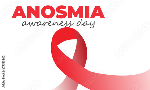 Anosmia awareness day. background, banner, card, poster, template. Vector illustration. photo