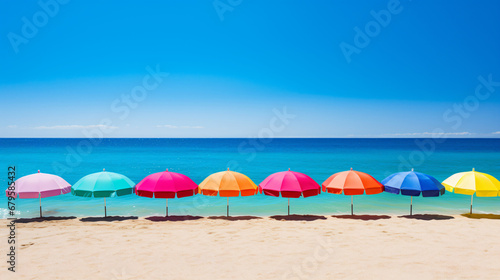 Bright and vibrant beach scene © Cedar