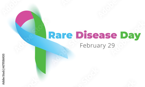 Rare Disease Day. background, banner, card, poster, template. Vector illustration.