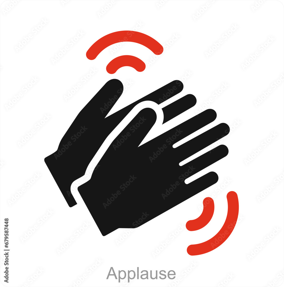 Obraz premium Applause and clap icon concept
