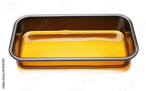 Rectangular Oil Drain Pan Isolated on Transparent Background PNG. © Haider