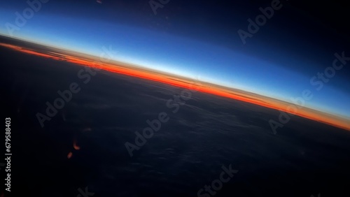 sunrise over the earth