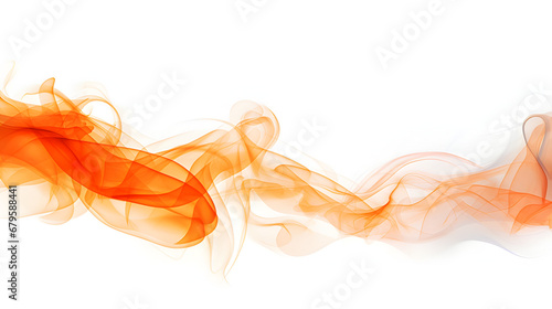 abstract smoke background. Orange smoke swirl.