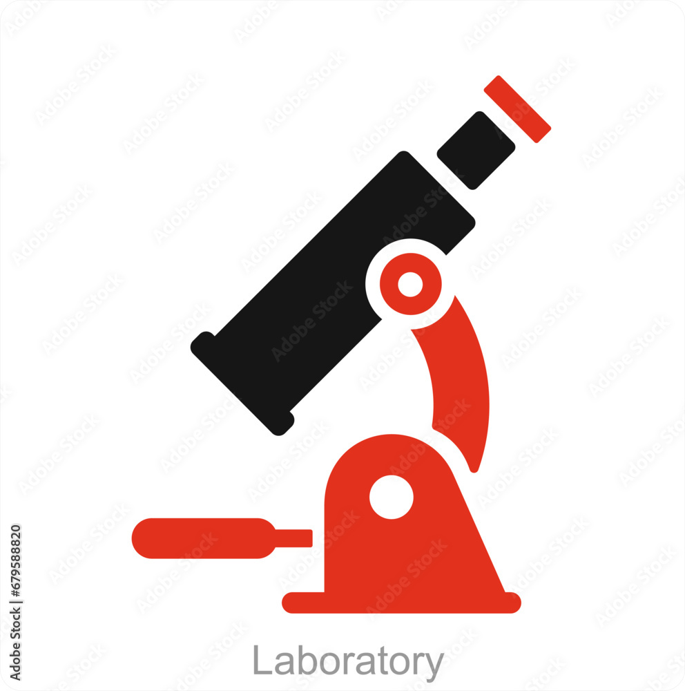 Laboratory and lab icon concept Laboratory and lab icon concept