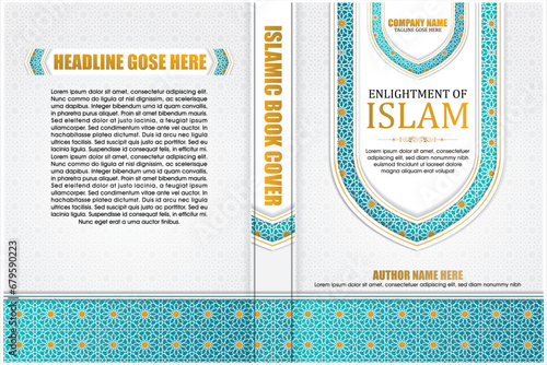 Ornament Frame Gold Arabian Calligraphy Isolated Decorative Cover
