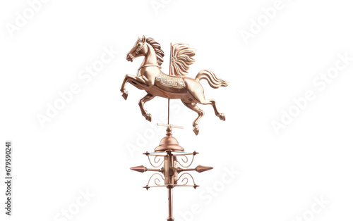 Gorgeous Handy Weather Vane Isolated on Transparent Background PNG.