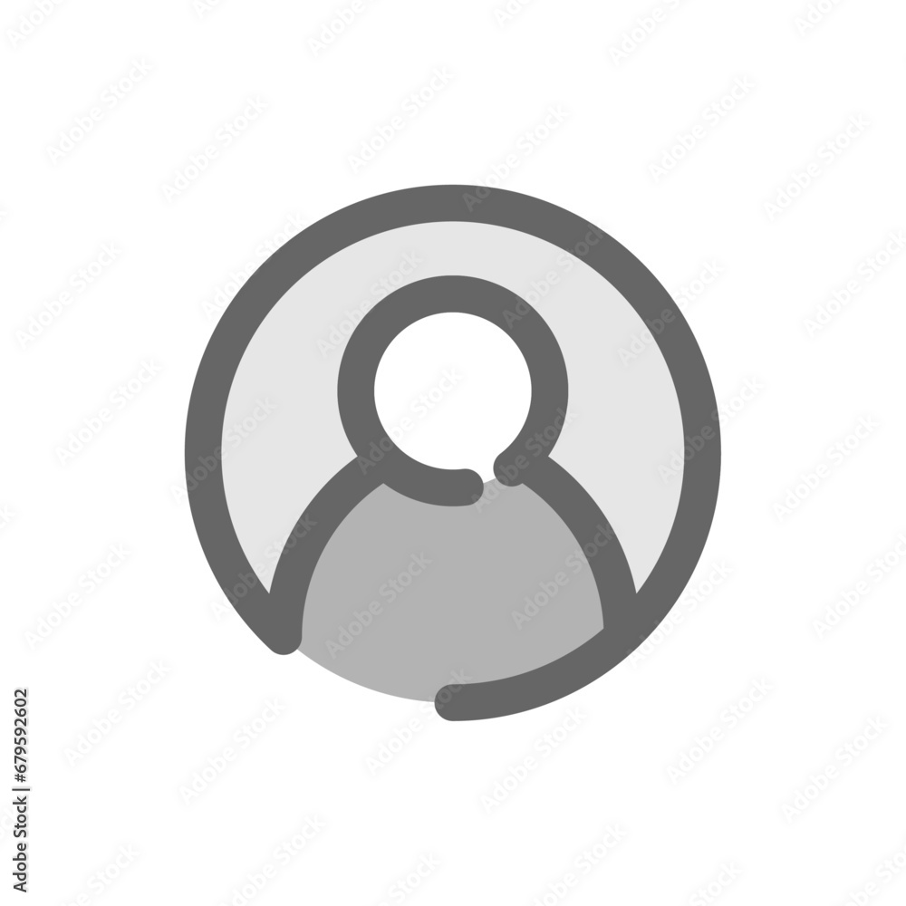Blank image, no profile picture concept illustration flat design with line vector. simple icon Blank image, no profile picture concept illustration flat design with line vector. simple icon