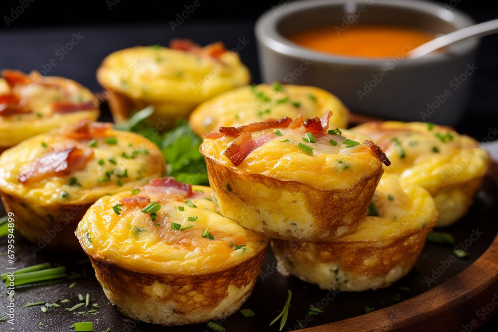 Morning Delight: Bacon and Cheddar Egg Muffins for Breakfast Morning Delight: Bacon and Cheddar Egg Muffins for Breakfast