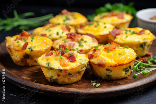 Savory Start: Breakfast Egg Bites with Bacon and Cheddar