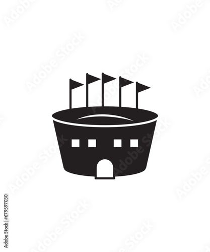 stadium icon, vector best flat icon.