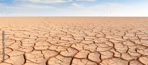 Dry cracked earth. Global warming, climate change and global warming concept