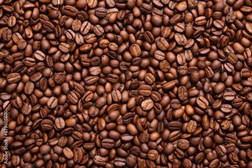 coffee beans filling entire frame for complete texture © altitudevisual