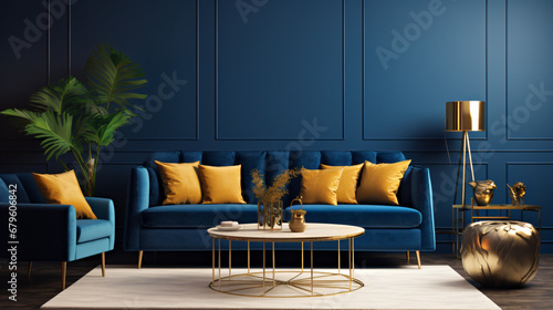 Design for a chic contemporary living room