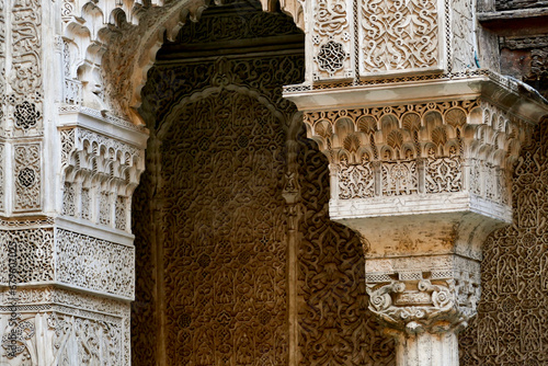 Al Attarine Medersa, Fez. Marocco photo