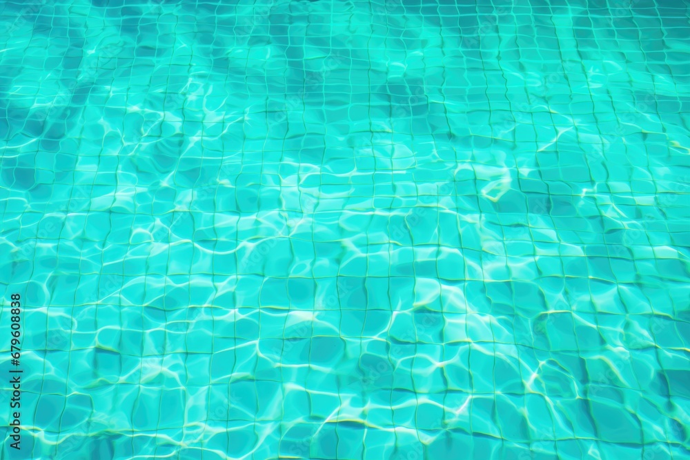 Obraz premium aquamarine pool tile background