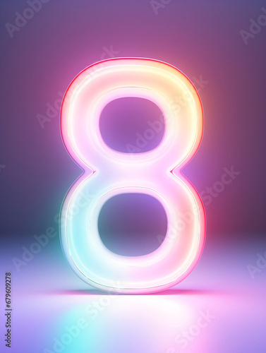 Digital 3d rendering, abstract luxury 3d numbers, countdown concept element