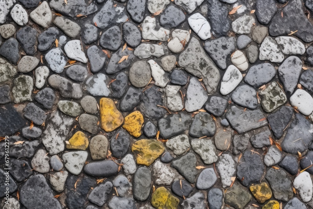 high-resolution capture of a pebbled concrete path high-resolution capture of a pebbled concrete path