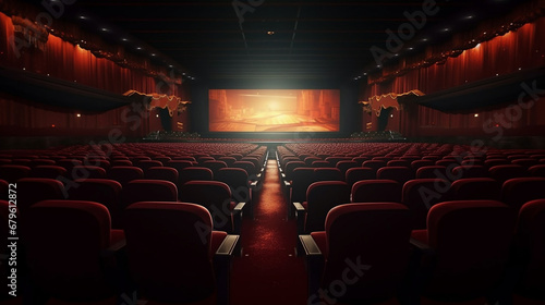 Wallpaper Mural Cinema stage with no people in it  Torontodigital.ca