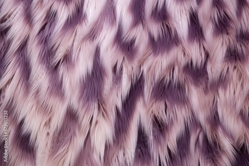 faux fur fabric on a plain background