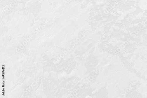 White rough texture with white painting brushstrokes. Light gray paint textures for Christmas banner background with snow effects. White color for cosmetic label backdrop. photo