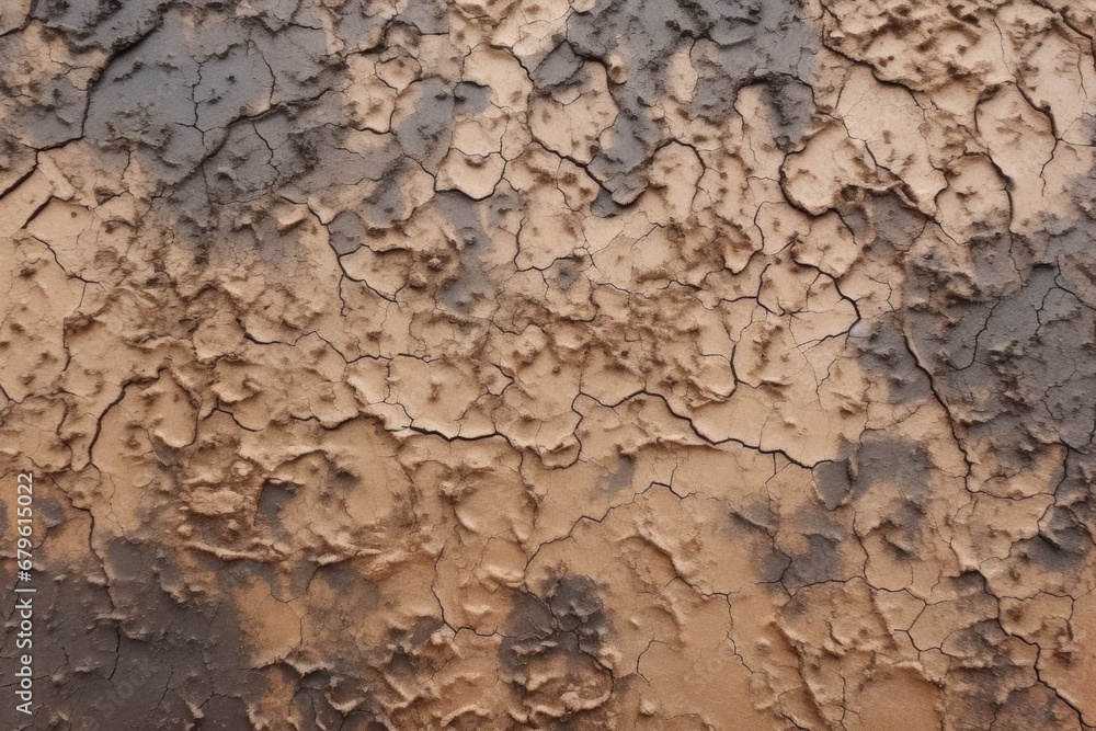 Fototapeta premium mud splatters on a concrete surface