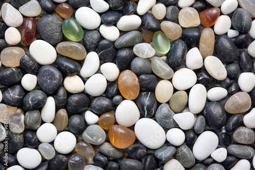 shiny quartz pebbles texture