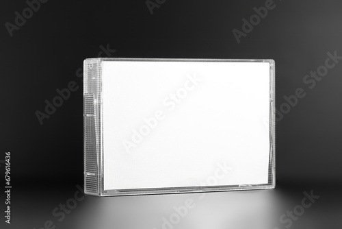 Canvas-taulu Blank compact cassette tape box design mockup view