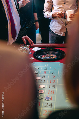 Photography La roulette au casino