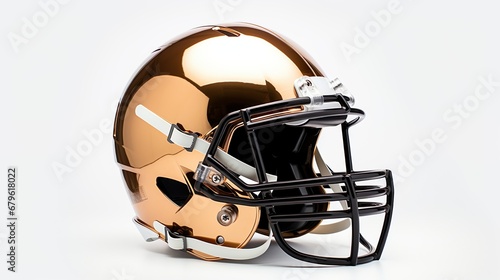 American football helmet made with Ai generative technology photo