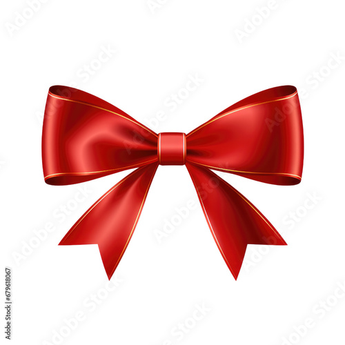 Vector Red Ribbon. Red Ribbon Clipart. Red Ribbon Element. Ribbon Illustration.