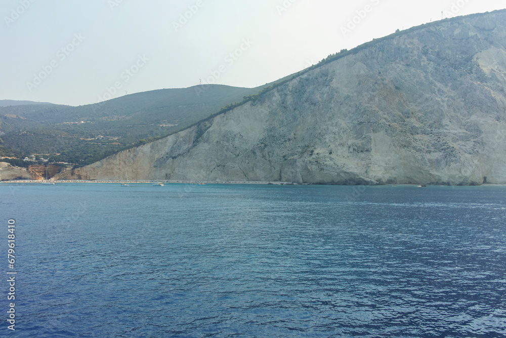 Coastline of Lefkada, Ionian Islands, Greece Coastline of Lefkada, Ionian Islands, Greece