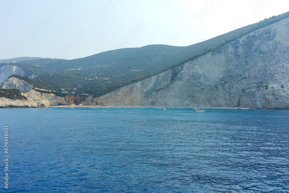 Coastline of Lefkada, Ionian Islands, Greece Coastline of Lefkada, Ionian Islands, Greece