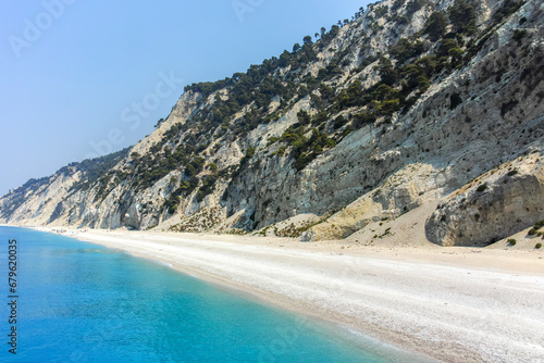 Coastline of Lefkada, Ionian Islands, Greece