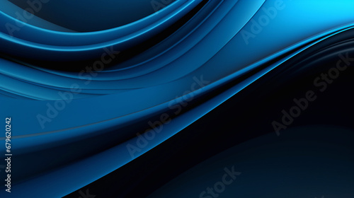 Abstract and minimalist background in black and blue colors
