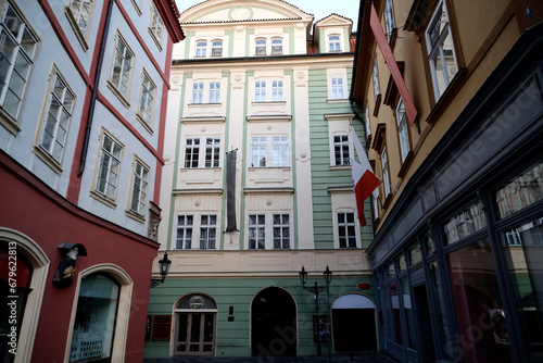 Characteristic buildings of the city of Prague