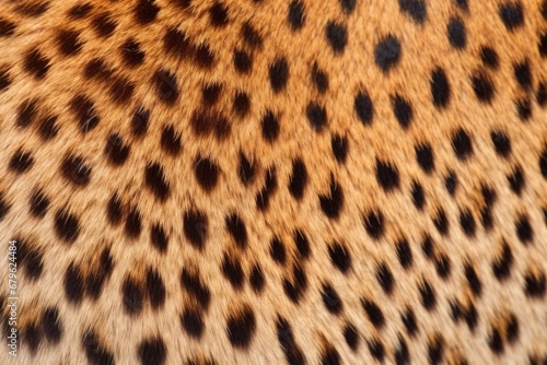 cheetah paws extreme closeup for detailed fur texture