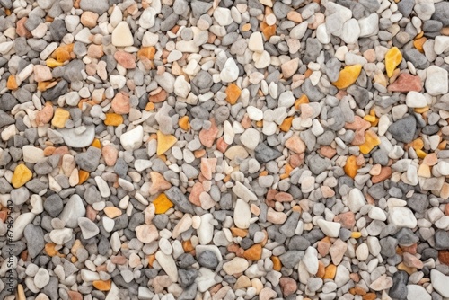 close-up of concrete with exposed aggregate texture