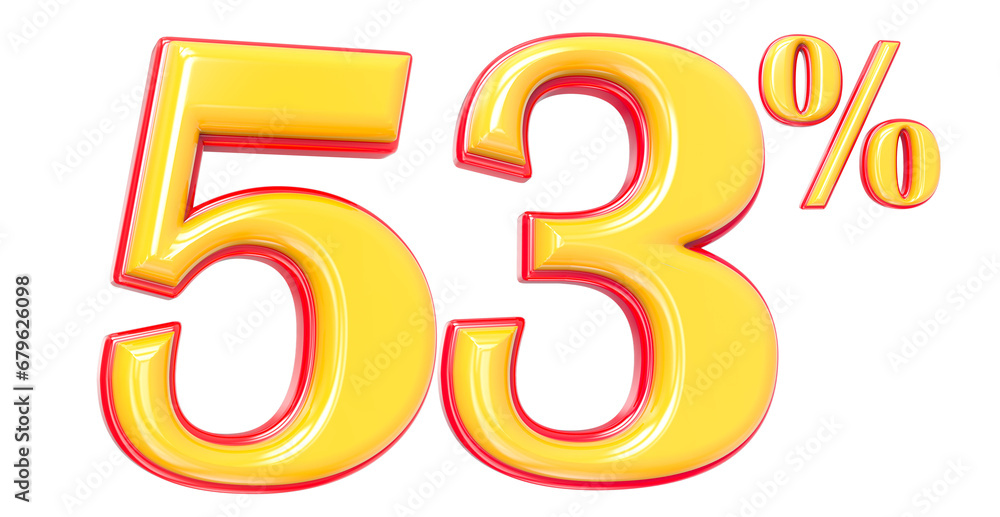 Gold Number 3D Rendering Gold Number 3D Rendering