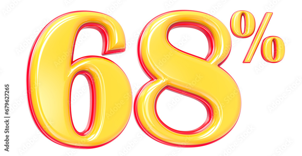Gold Number 3D Rendering Gold Number 3D Rendering