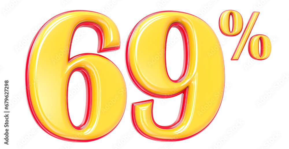 Gold Number 3D Rendering Gold Number 3D Rendering